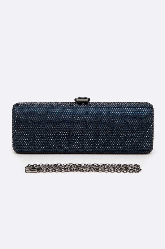 Slim Crystal Pave Clutch