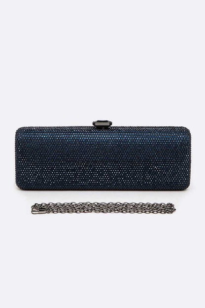 Slim Crystal Pave Clutch