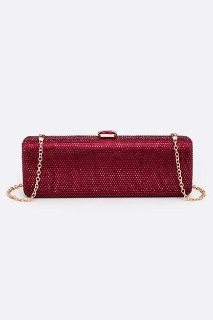 Slim Crystal Pave Clutch