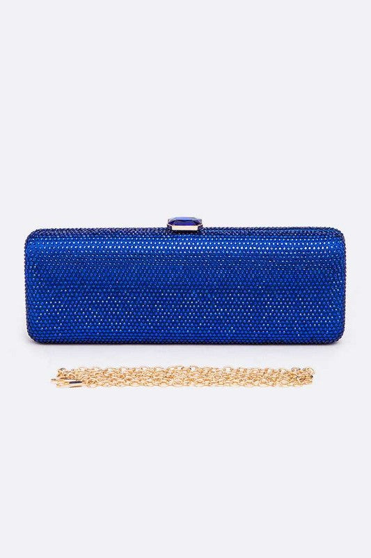 Slim Crystal Pave Clutch