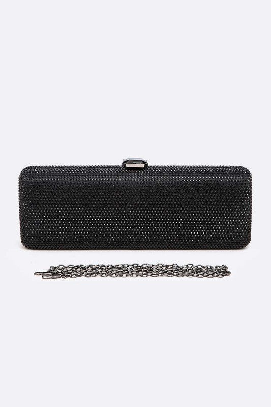 Slim Crystal Pave Clutch