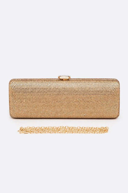 Slim Crystal Pave Clutch