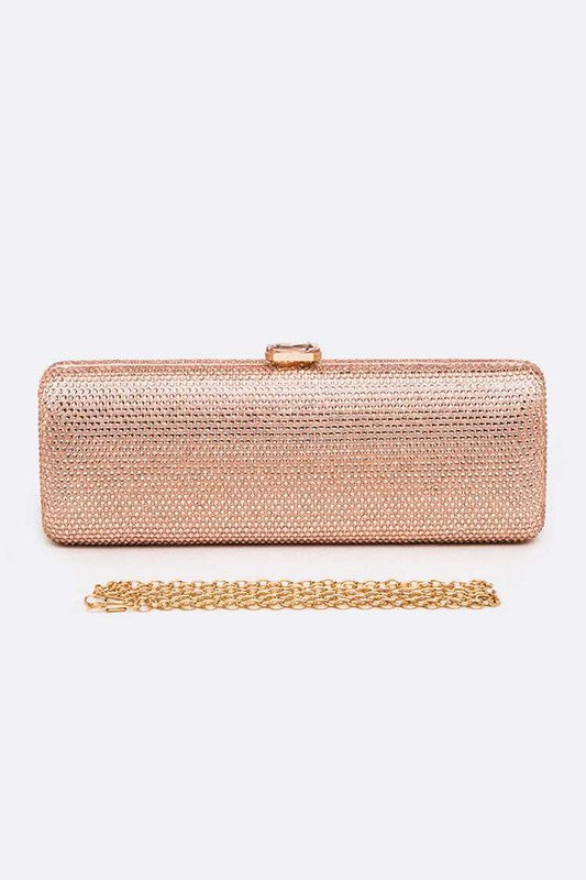 Slim Crystal Pave Clutch