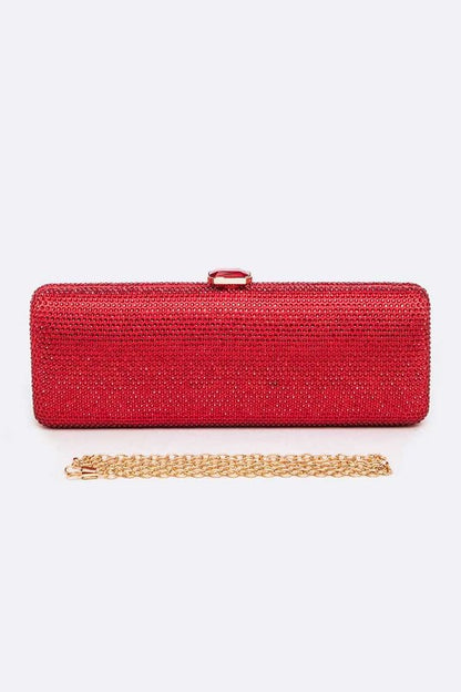 Slim Crystal Pave Clutch