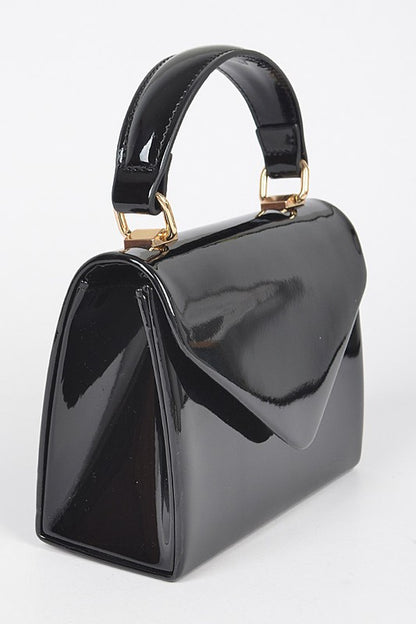 Envelope Patent Finish Handbag