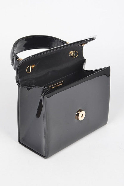 Envelope Patent Finish Handbag