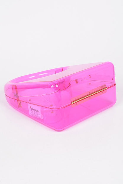 Acrylic Squared Bottom Clutch