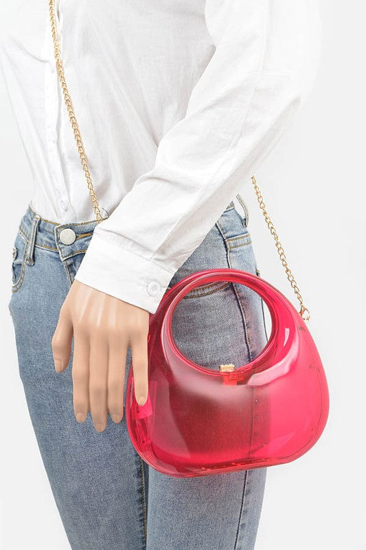 Acrylic Rounded Clutch