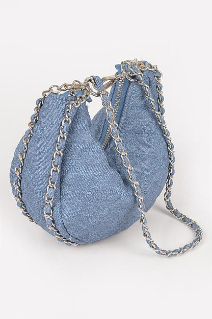 Quilted Denim Handbag