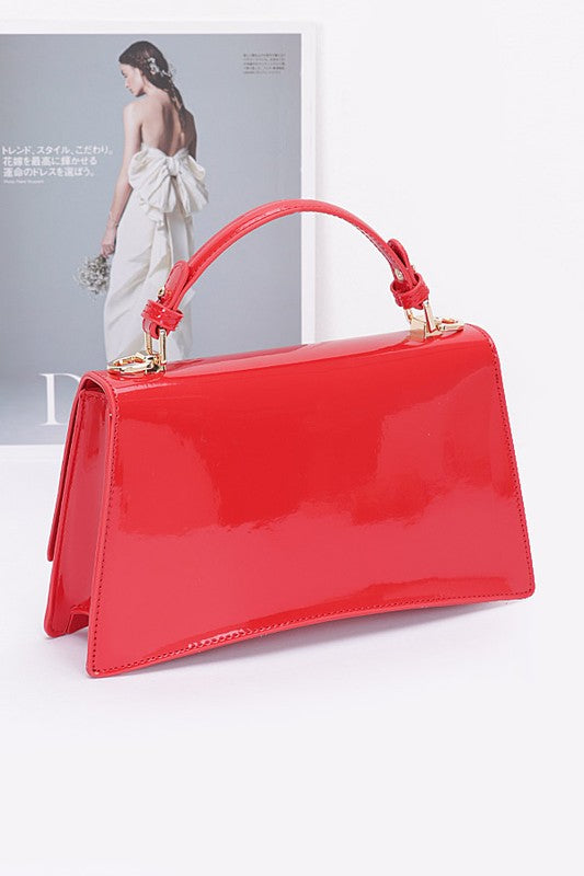 Sia Patent Finish Handbag