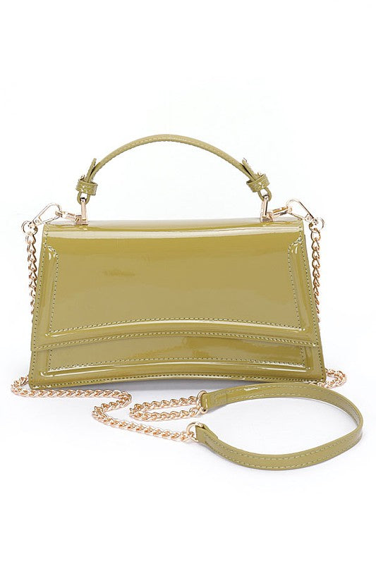 Sia Patent Finish Handbag