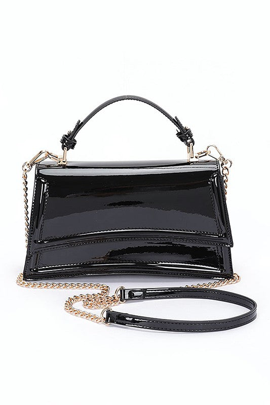 Sia Patent Finish Handbag