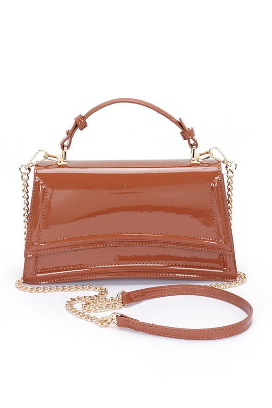 Sia Patent Finish Handbag