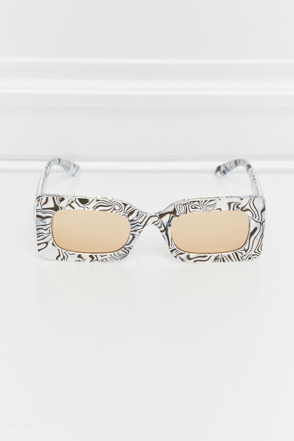 LALA Tortoiseshell Rectangle Sunglasses