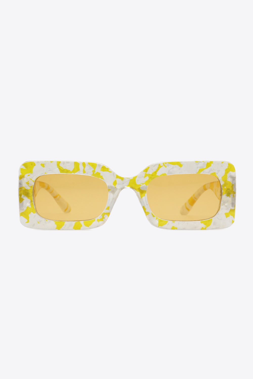 LALA Tortoiseshell Rectangle Sunglasses