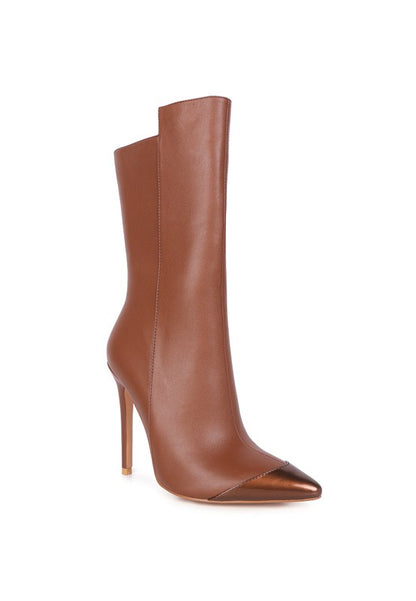 Chic Toe Midi Boots