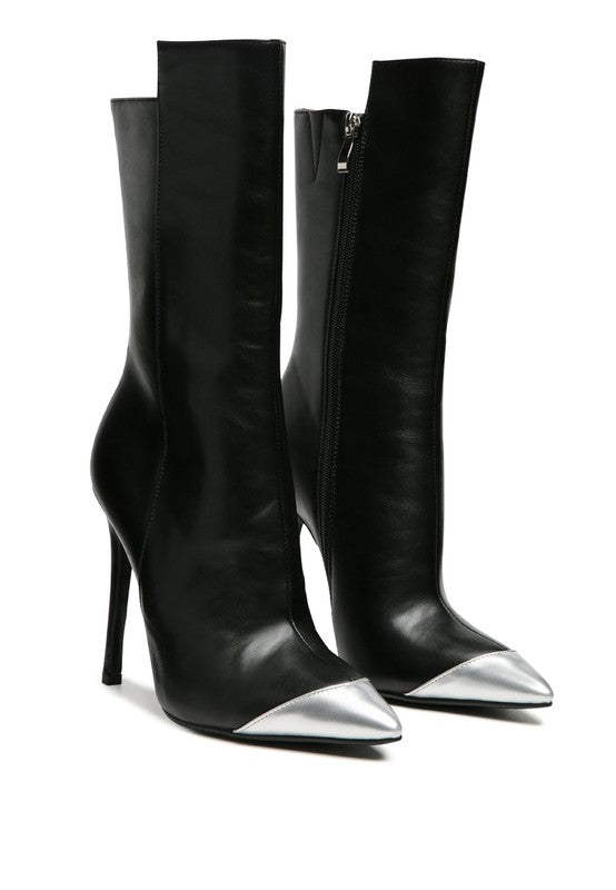 Chic Toe Midi Boots