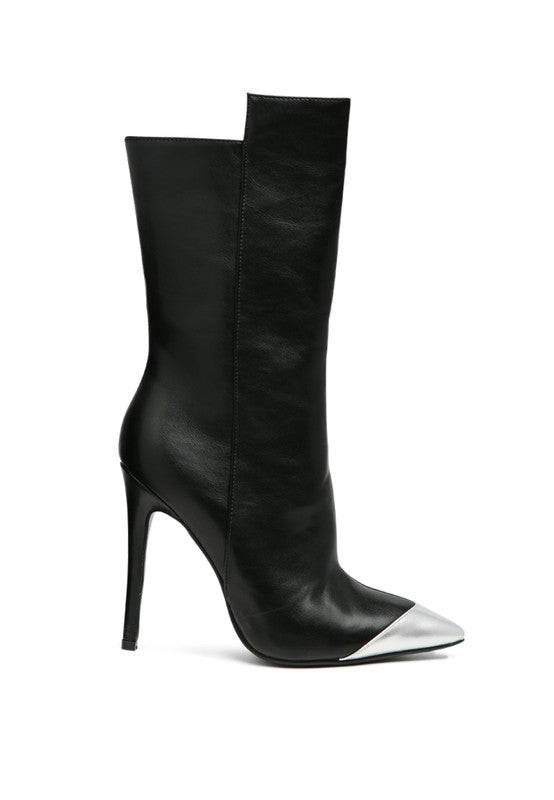 Chic Toe Midi Boots