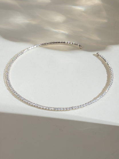 Crystal Cuff Necklace